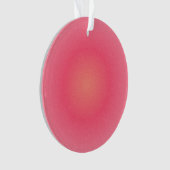 Elegant Roze Glow Acryl Ornament (voorkant)