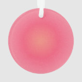 Elegant Roze Glow Acryl Ornament (achterkant)