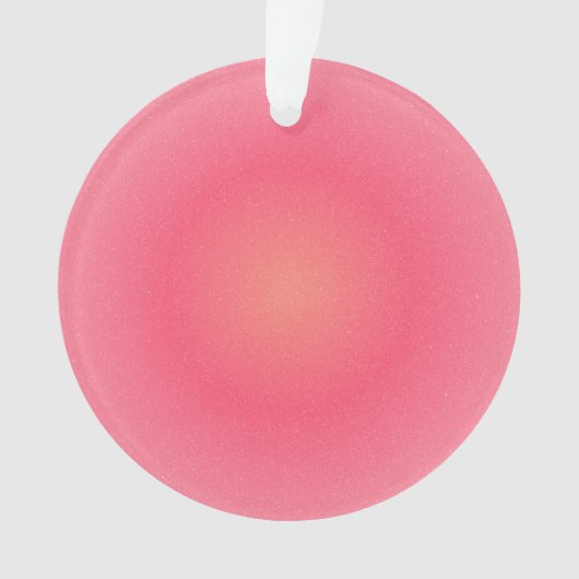 Elegant Roze Glow Acryl Ornament (voorkant)