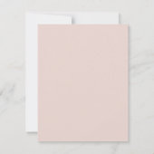 Elegant roze Gold Cloud - op maat gemaakt Notitiekaartje (Achterkant)