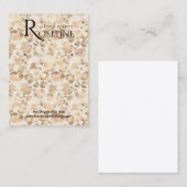 Elegant roze Gold leopard Print Display Kaart Visitekaartje (Voorkant / Achterkant)
