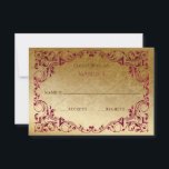 Elegant  Roze Gold RSVP-kaart RSVP Kaartje<br><div class="desc">Elegant  roze goud Rsvp</div>