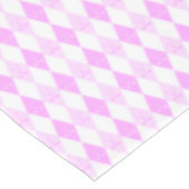 Elegant roze Golf Argyle Diamonds Patroon Tafelkleed (Gekanteld)