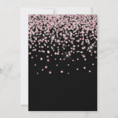 Elegant Roze Goud 70e Verjaardag Kaart (Achterkant)