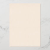 ELEGANT Roze Goud Bruin Save the Date Aankondiging (Achterkant)