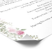 Elegant roze goud Ontmoet mijn bevestigingssponsor Foto Afdruk (Hoek)