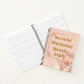 Elegant roze gouddagboek notitieboek (Binnen)