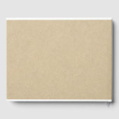 Elegant roze gouden botanische bruiloft gastenboek (Achterkant)