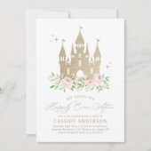 Elegant roze gouden prinses Vrijgezellenfeest Kaart (Voorkant)