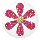 Elegant roze goudflens keramische knop (Voorkant)