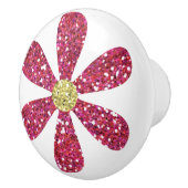 Elegant roze goudflens keramische knop (Rechts)