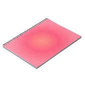 Elegant roze gradiënt spiraal Notitieboek (Linkerzijde)