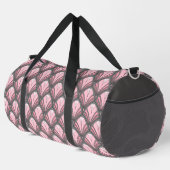 Elegant Roze Grijs Art Deco  Patroon Plunjezak (Rechterhoek)