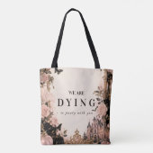 Elegant Roze Halloween-feest Tote Bag (Achterkant)