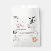 Elegant Roze Halloween Ghost Pumpkin Baby shower Bedankzakje (Voorkant)