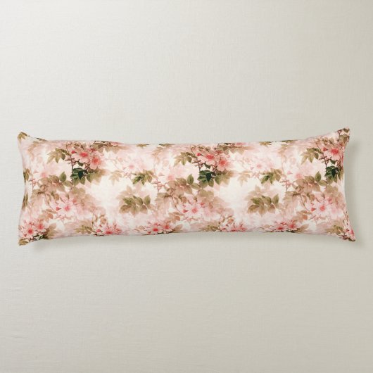 Elegant  roze handbedekking lichaamskussen (Achterkant)