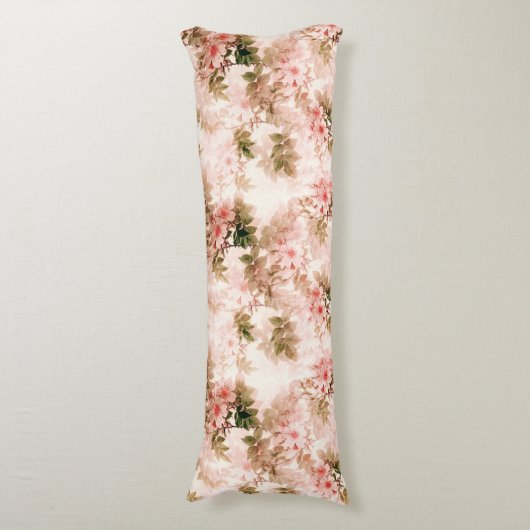 Elegant  roze handbedekking lichaamskussen (Voorkant Verticaal)