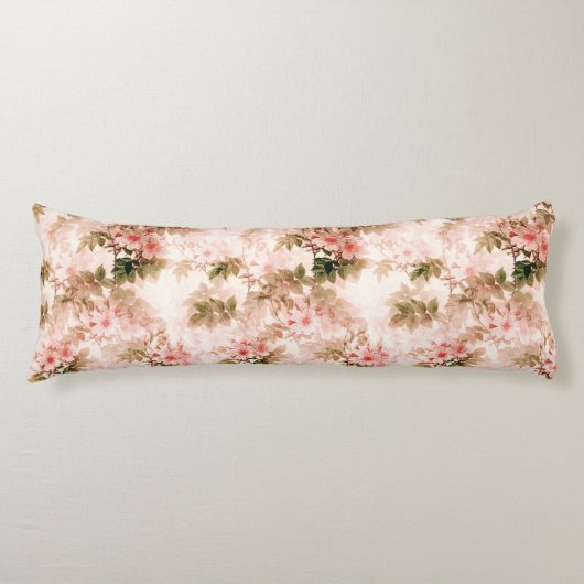 Elegant  roze handbedekking lichaamskussen (Voorkant)