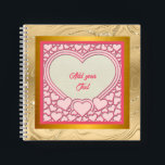 Elegant Roze Hart Gelukkig Valentijnsdag Stijlvol Notitieboek<br><div class="desc">Elegant Roze Hart Gelukkig Valentijnsdag Stijlvol ontwerp, exclusief gemaakt voor Valentijnsdag feesten en daarbuiten. U kunt het personaliseren met de naam van uw lieverd. Met een delicaat roze gestileerd hart straalt dit ontwerp verfijnd glam en elegant uit. Het maakt het ideaal voor een groot aantal gelegenheden, van cadeaus voor Valentijnsdagen...</div>