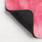Elegant roze harten Mousepad Muismat (Hoek)