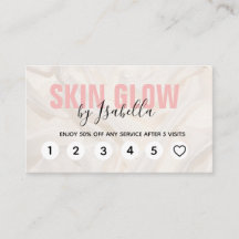 Elegant roze Kaarten van de Loyalty van de Zijde Z