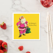 Elegant  roze kerstfeest servet (Insitu)