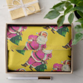 Elegant  roze kerstfeest tissuepapier (Geschenk)