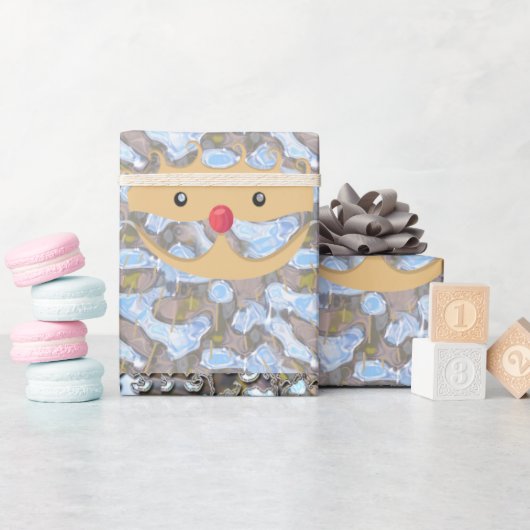 Elegant roze kerstkerstkerstkerkerst cadeaupapier (Baby Shower)