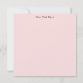 Elegant Roze Kwarts Gem Mind Body Spirit Energy Bedankkaart (Achterkant)