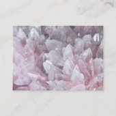 Elegant Roze Kwarts Gem Mind Body Spirit Energy Visitekaartje (Voorkant)