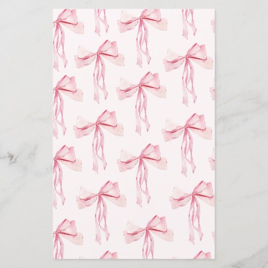 Elegant roze lint Vind het gast bingogame (Achterkant)