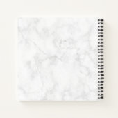 Elegant roze lippen handgeschreven script kalligra notitieboek (Achterkant)