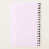 Elegant roze lippen handgeschreven script kalligra planner (Achterkant)