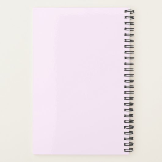 Elegant roze lippen handgeschreven script kalligra planner (Achterkant)