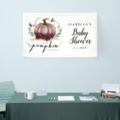 Elegant Roze Little Pumpkin Baby shower Spandoek (Beurs)