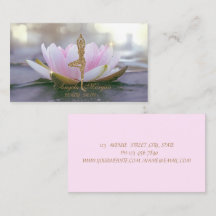 Elegant roze Lotus Flower Glitter Yoga Girl
