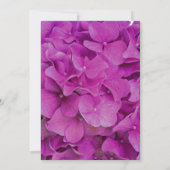 Elegant roze magenta floral Vrijgezellenfeest Kaart (Achterkant)