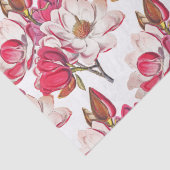 Elegant  Roze Magnolia White Tissuepapier (Detail)
