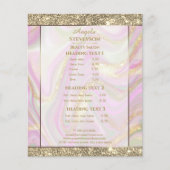 Elegant roze marble Gold Flyer (Voorkant)