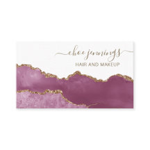 Elegant roze marmer Agate Loyalty Punch