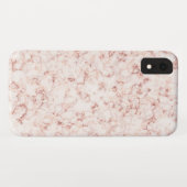 Elegant roze marmer Case-Mate iPhone case (Achterkant (horizontaal))