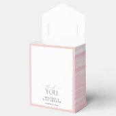 Elegant Roze Meisje Bloemen Baby shower Dank u Bedankdoosjes (Geopend)