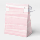 Elegant Roze Meisje Bloemen Baby shower Dank u Bedankdoosjes (Achterkant)