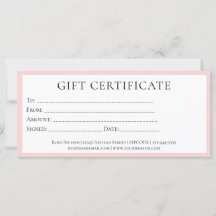 Elegant  roze minimalistische bedrijfsnaam