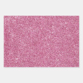 Elegant roze moderne kerstpatroon inpakpapier vel (Voorkant 2)