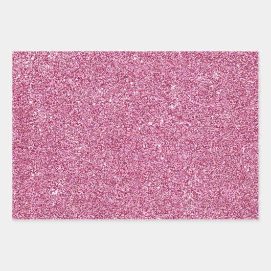 Elegant roze moderne kerstpatroon inpakpapier vel (Voorkant 2)