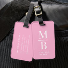 Elegant Roze Monogram