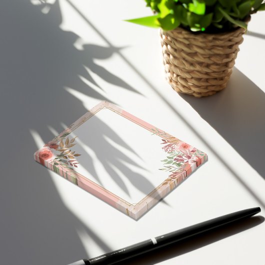 Elegant roze mooie Waterverf Floral Post-it-Note Post-it® Notes