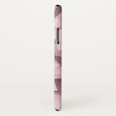 Elegant roze naam Geometric Polygonal Patroon Case-Mate iPhone Case (Achterkant / rechts)