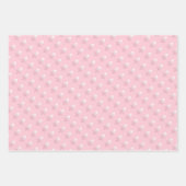 Elegant roze ombre kerstboomstructuur inpakpapier vel (Voorkant 2)